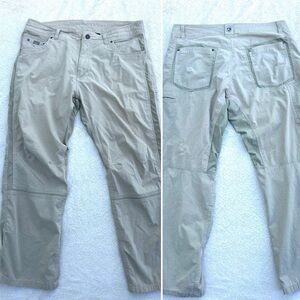 KUHL Radikl 38/30 hiking pants khaki